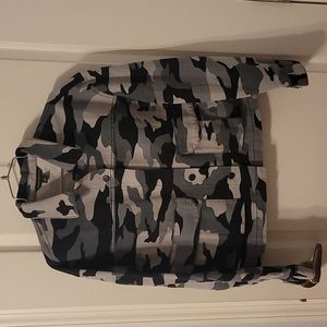 Rock & Republic Camo Jean Jacket
